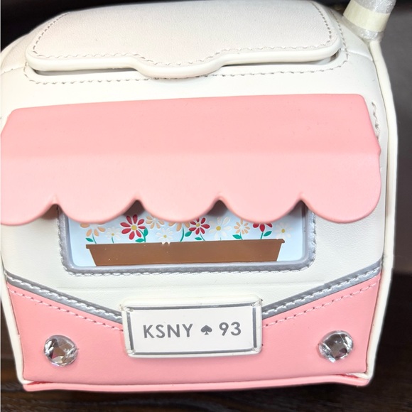 Kate Spade Rare Pink and White Camper Crossbody Bag - Picture 4 of 11